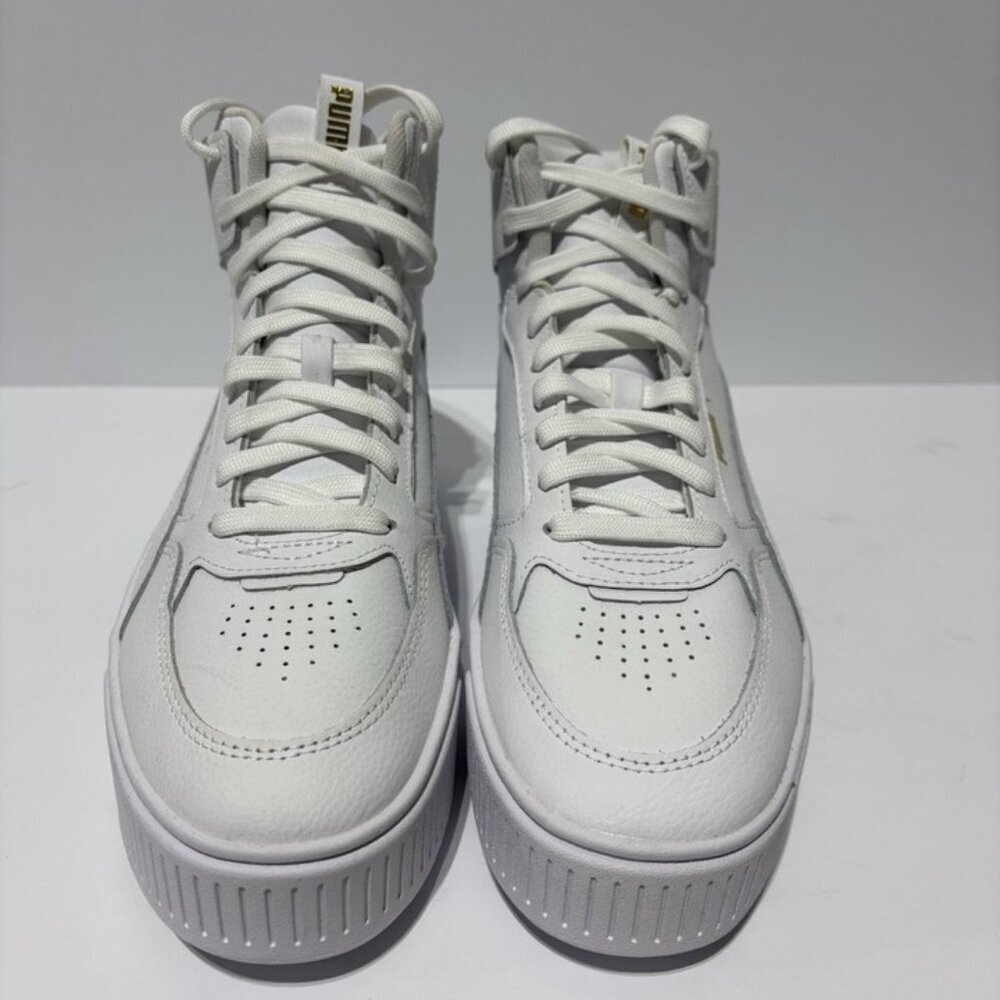 Puma Women’s Rebelle Mid Sneakers White, Size 9.5 M - Picture 3 of 6